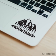 Stiker Mountains - Sticker Pegunungan Decal untuk laptop Apple Macbook