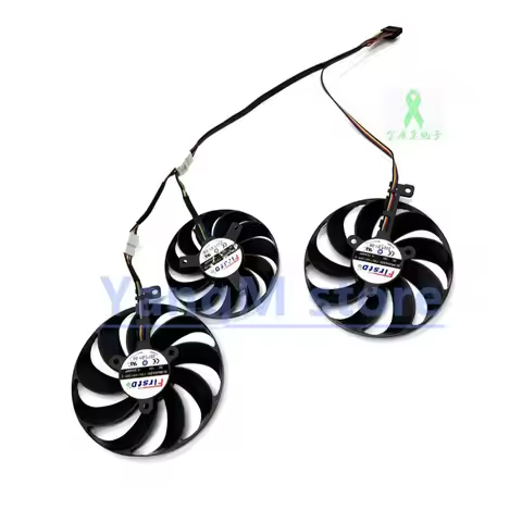 FDC10H12D9-C PC Laptop Cool New Cooler Fan Cooling For ASUS Radeon RX 5600 5700 XT TUF X3 Radiator