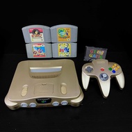 Nintendo N64 Limitted Edition Gold 90% 🫡Nus-001 Original Japan 🇯🇵 110v. 🔋