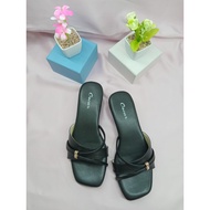 Oscjaya (KV-3cm) Women's Sandals with 3cm Tofu Heels/ Heels Trendy Women's Sandals 3cm Heels