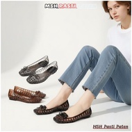 MSH C03-1 PITA Imported PVC Mesh Ballet Shoes for Adult Women Women's Work Shoes