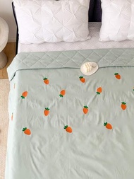 胡蘿蔔刺繡衍縫床單