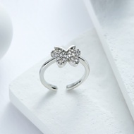 Hyl Jewelry55J Cincin Titanium Anak Anak Emas Perempuan Laki Laki Insial Kupu Gambar Love Anti Karat