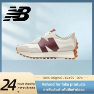 （Counter Genuine）รองเท้าผ้าใบผู้หญิง New Balance 327 NB Men's and Women's รองเท้าวิ่ง รองเท้าผ้าใบกีฬา WS327KA