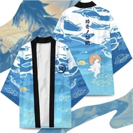 Kimono áo choàng hoạt hình diệt quỷ cứu nhân nam nữ trang phục hóa trang Kamado nezuko Áo cardigan K