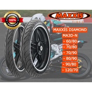 100% ORIGINAL TAYAR TYRE MAXXIS DIAMOND MAXIS DIAMOND BUNGA MA3D MA-3D TUBELESS 60/80-17 70/80-17 70