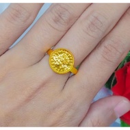 Beautiful 24k Gold Coin Ring