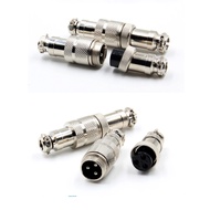 GX16 Butt Aviation Plug Socket 2–8/16-Core 16mm Connector Set, GX16-2–GX16-16