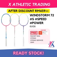 [100% ORIGINAL] WINDSTORM 72/72s/72Speed/72Power head heavy 6u badminton racket