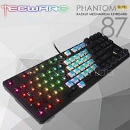 Tecware Phantom Elite 87 Tkl Backlit Mechanical Keyboard - Gateron Blue Switch (hg)