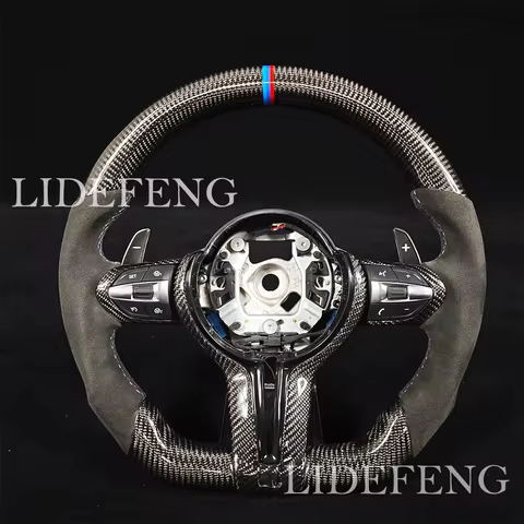 100% Real Carbon Fiber Steering Wheel Fit For BMW M1 M2 M3 M4 M5 M8 1~7 Series X3 X5 X6 X7 2015~2020