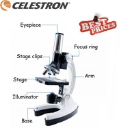 สินค้าขายดี++ ของแท้100% Celestron 100x / 600x / 1200x Biological Microscope Kit กล้องจุลทรรศน์ สำหรับเด็ก 001