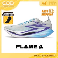 Local 361 Degrees Flame 4.0 New color Men Women Running shoes Professional Marathon 672512254