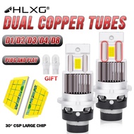 HLXG D2S D4S LED Headlight HID D1S D3S Canbus D1R D2R D3R D4R D8S Xenon Bulbs Turbo Car Lamp Motorcy
