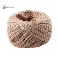 100 Meter - Natural Textured Hessian  Twine String 1mm