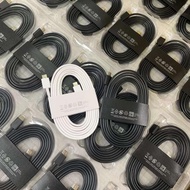 Kabel data original charger hp cabutan nonpack Samsung 23ultra 1.8meter ready hitam & putih super FA