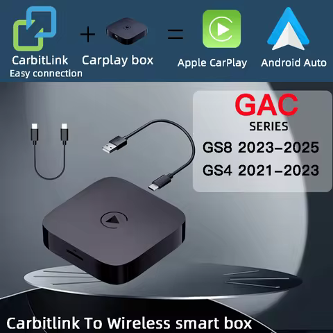 GAC GS8 GenII GS8 GT GS3 carbitlink Easy Connect carbit adapter To Wireless CarPlay Android Auto sma