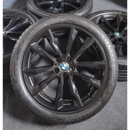 BMW X3 X4 20 Inch 699M Original Black Wheel Rim With Tyre Used Auto Rim For X3 X4 Upgrade Modificati