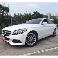 💕睿睿中古車💕2015年 賓士  C300 白 免key 全景天窗 在桃園