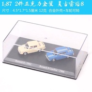 1/87 Retro 2-Pack Renault 8 Sports Gordini Simulation Car Model universal hobbies