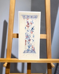 19th century德國瓷器設計手稿 - Vintage Draft - 古董