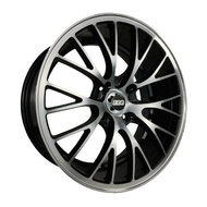 BBS 17 inch 7.5JJ 4X114.3 4X108 ET35 CAR SPORT RIMS CHEAP WHEELS GUNMETAL POLISHED FACE 327-7a