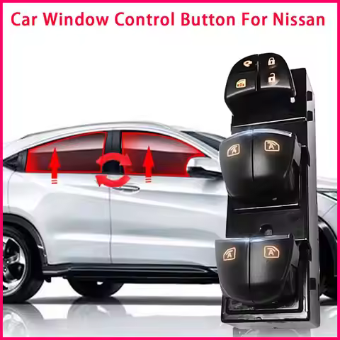 Power Window Switch Remote Master Glass Lifter Closer For Nissan x-trail t32 rogue qashqai j11 Leaf 