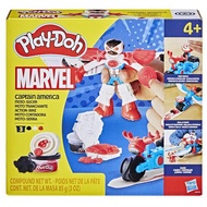 Play-Doh Moto-slicer-Action Bike Captain America |MARVEL| |Educational Toys|Mainan Kanak-Kanak