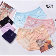 QUẦN LÓT NỮ REN LƯỚI CHẤT VẢI MỀM MỊN (MS 883)