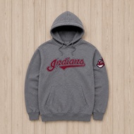 MLB Hoodie jacket Indians Grey Size: M Original
