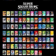 new 94 Pcs Amiibo Smash Bros Cards Amiibo Smash Bros Ultimate Steve Amiibo Crossover Card Smash Bros