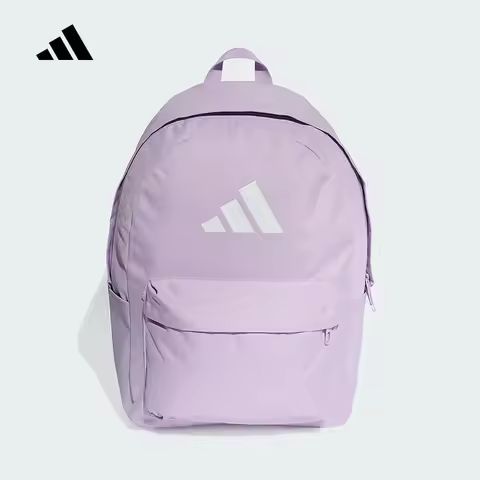 Adidas CLASSIC 3 Student School Bag Men's and Women's Pink Purple Backpack JX8857