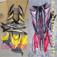 HLD YAMAHA Y15/Y15 V1 / V2 Y15ZR V1 / Y15ZR V2 Exciter 60th Anniversary Sticker Tanam Coverset