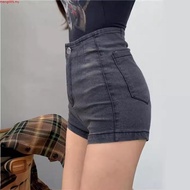Casual Denim Women Shorts Stretch high-waisted tight denim shorts