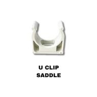 ERA PVC 20mm 25mm Conduit Pipe Fitting Accessories White Fitting U Clip
