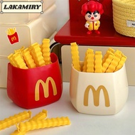 LAKAMIRY Refrigerator Storage Box, Wall Mounted McDonald's Desktop Pen Holder, Cute Cartoon with Sti