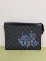 Louis Vuitton LV Pochette Voyage 特別版男士手拿包 clutch 99%new