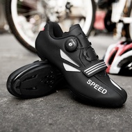 Ready Stock Cycling Shoes Bicycle Shoes Men Women Road Lock Shoes Lace-Free Bicycle Shoes Men/Women Sports Shoes Road Sole Bicycle Shoes Flat Shoes Outdoor Sports Shoes Rubber Outdoor Bicycle Shoes Professional Sports Shoes/Sports Shoes Road Bicycle