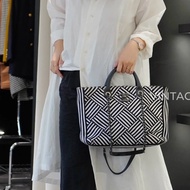 ✨Chanel 2way 黑白條紋沙灘包 托特包 98🆕 內外乾淨🖤