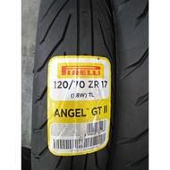 PIRELLI ANGEL GT II 120/70ZR17 &amp; 160/60ZR17 FR &amp; REAR TYRE