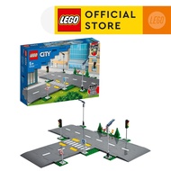 LEGO City Road Plates 60304 Building Kit (112 Pieces) Building Blocks For Kids Construction