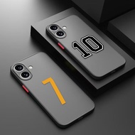 Football Jersey Number 10 7 9 Matte Phone Case For VIVO V20 V21 V23 V25 V29 V50 V60 Y15S Y04 Y03 Y17