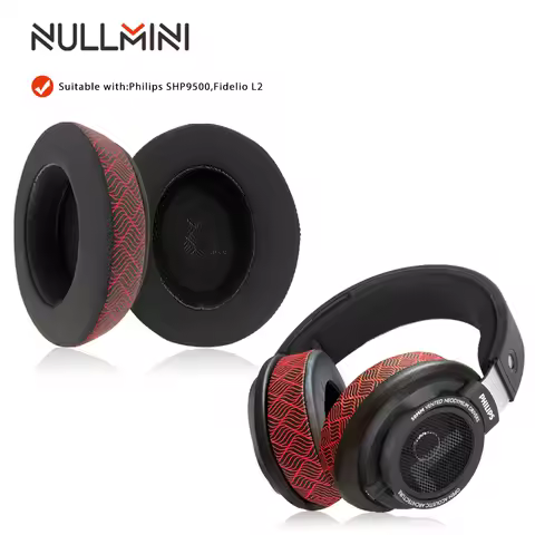 NullMini Replacement Earpads For Philips SHP9500,Fidelio L2 Headphones Sleeve Cooling Gel Headset Ea