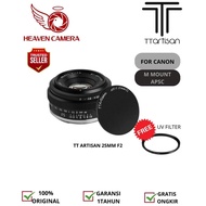 TTArtisan 25mm f2 Lens for Canon M -TT Artisan 25mm f/2 M Mount Official