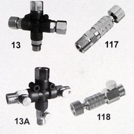 Airbrush Splitter Connector 1/8 3 Way Connector 3 Way