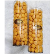 BK Tin Base Mica Tube Diameter 8 cm x Height 20 cm 8x20 cm Mica Jar for dry cakes