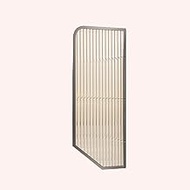 Wall-mounted Urinal Partition, Stainless Steel Glass Urinal Baffle, Adult Urinal Divider Screen, Men Urinal Screen Toilet Partition, for Schools/kindergartens/shopping Malls (Color : Silver, Size :