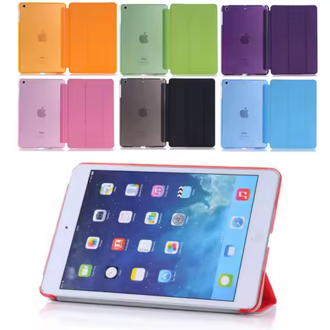 Ultra-thin Slim Tablet Case for iPad mini 4 Case Flip Folding PVC A1538 A1550 Cover for iPad mini 4 