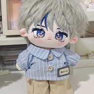 Small House Shirt 20cm Baby Clothes Cute Cotton Doll Shirt Set Doll Striped Clothes Replacement Outi