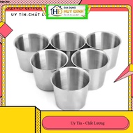 Combo of 10 aluminum refrigerator ice cups size 8cm ~ 12 cm (combo of 10 cups)
